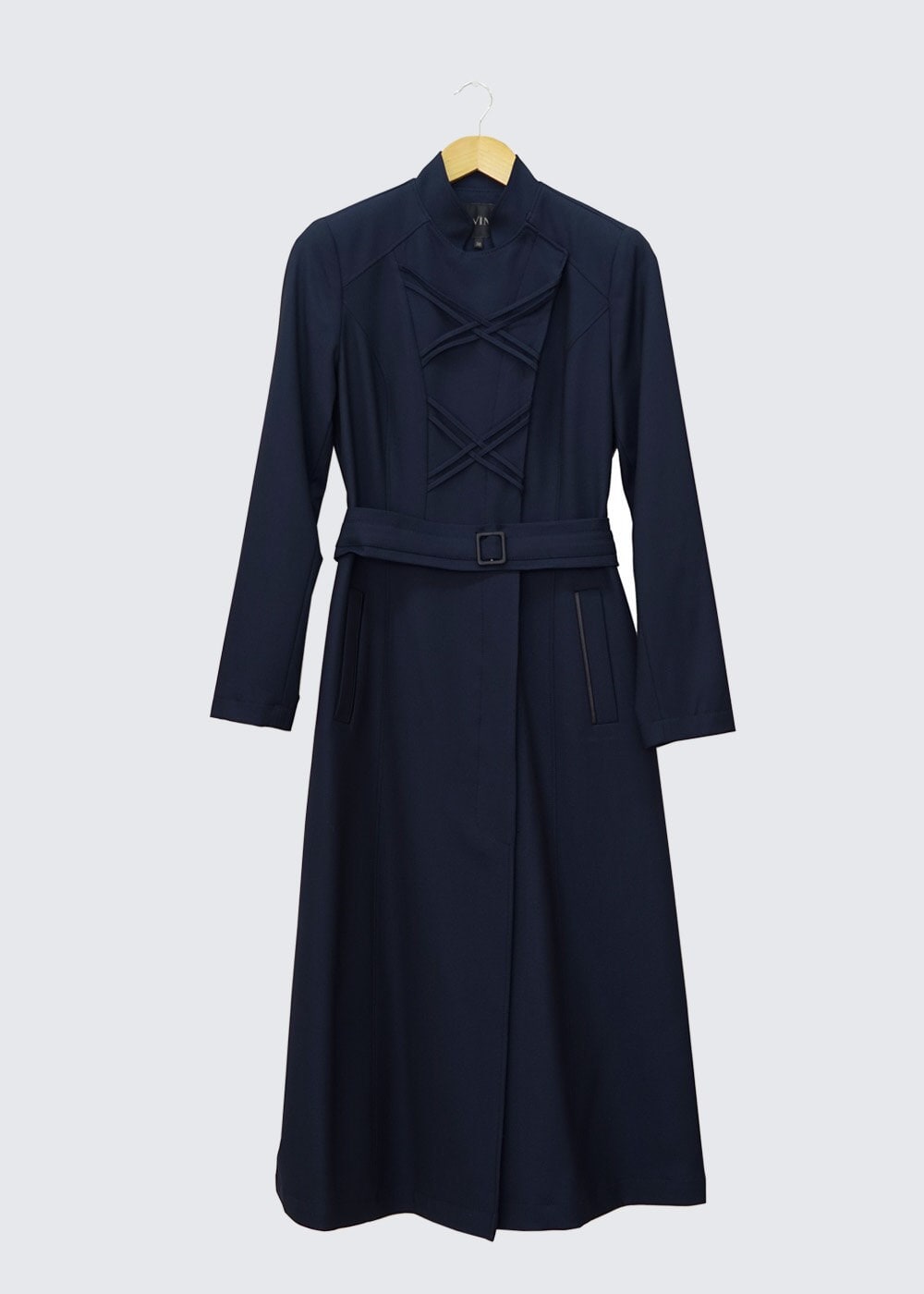 Tesettür giyim LACİVERT 1327 TRENÇKOT