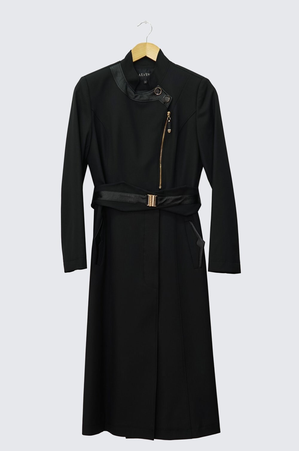 Tesettür giyim SİYAH 1328 TRENÇKOT