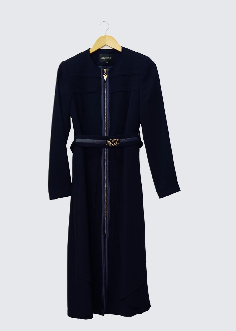 Tesettür giyim LACİVERT 1351 TRENÇKOT