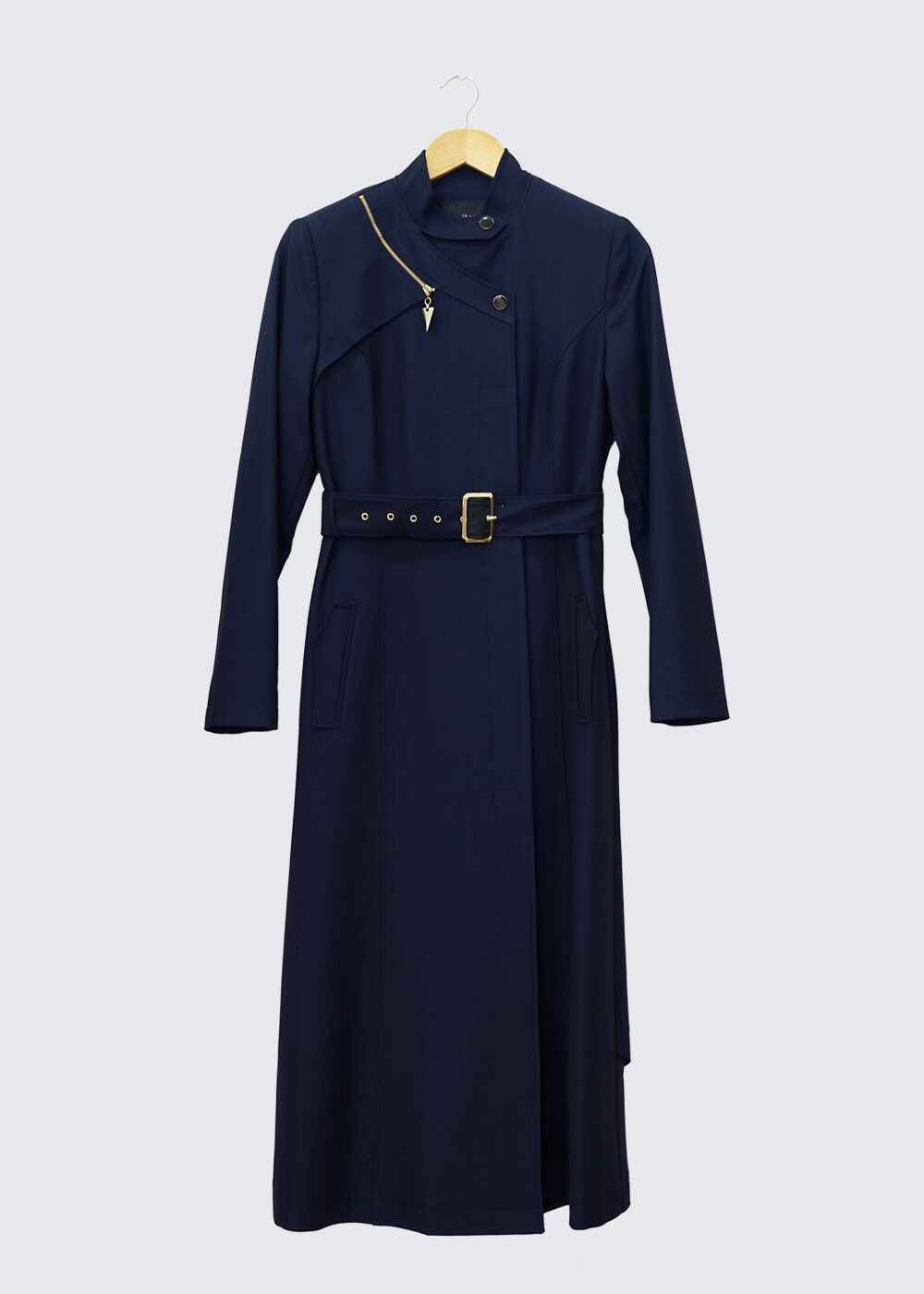 Tesettür giyim LACİVERT 1352 TRENÇKOT