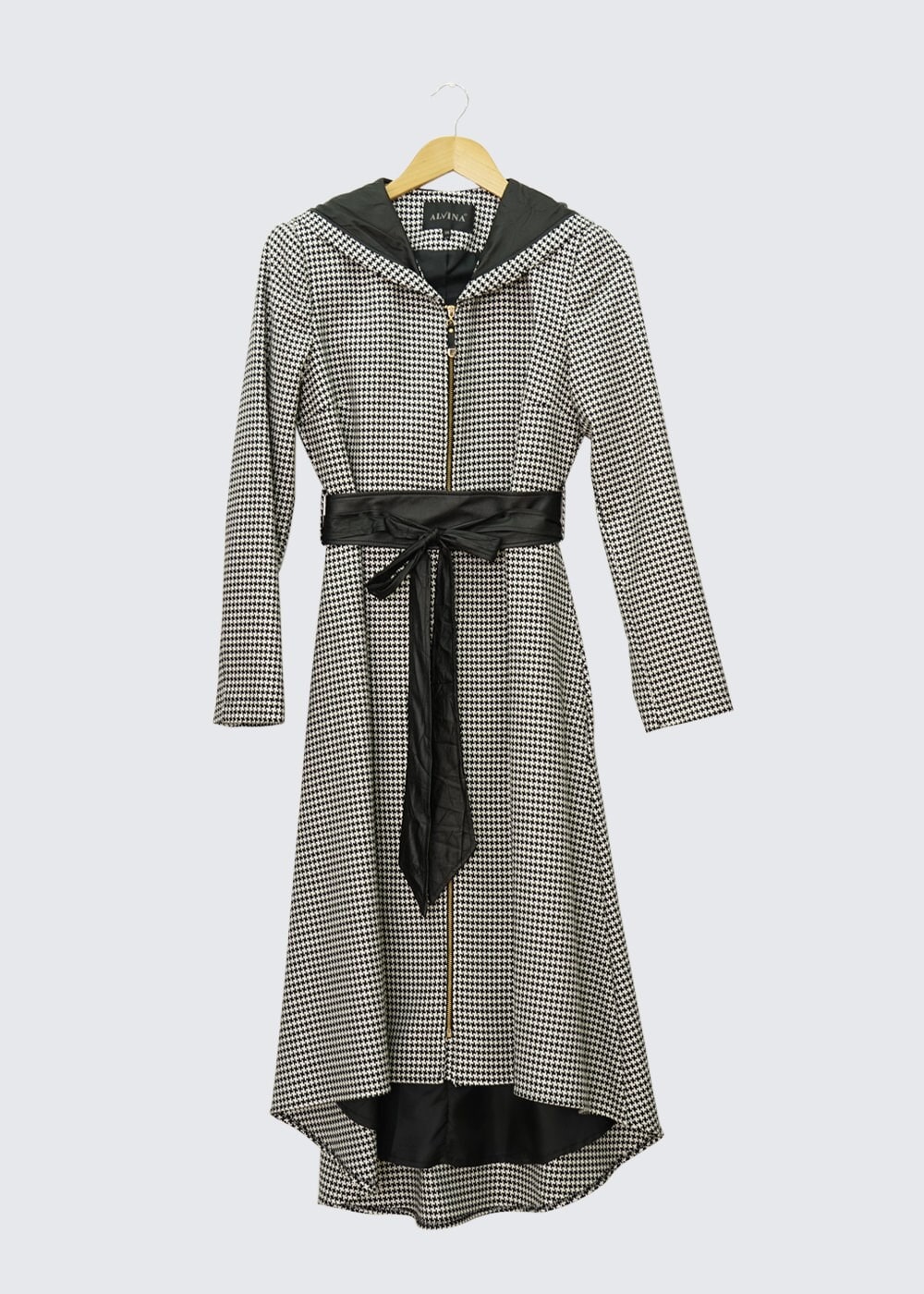 Tesettür giyim SİYAH 1374 TRENÇKOT