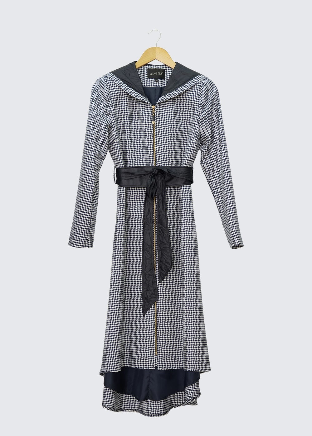 Tesettür giyim LACİVERT 1374 TRENÇKOT