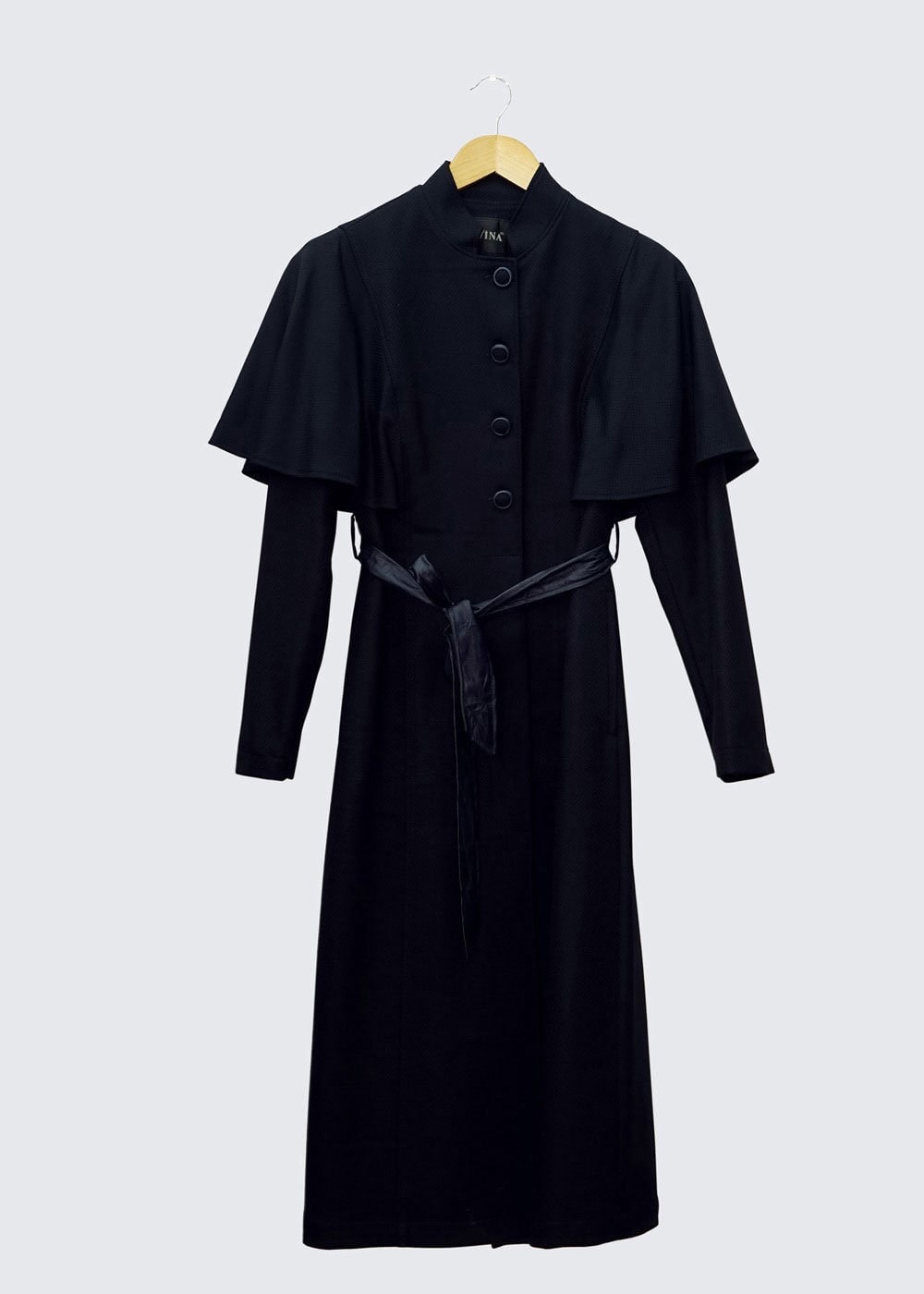 Tesettür giyim LACİVERT 1380 TRENÇKOT