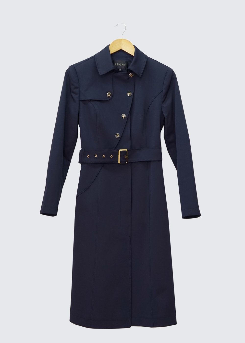 Tesettür giyim LACİVERT 1393 TRENÇKOT