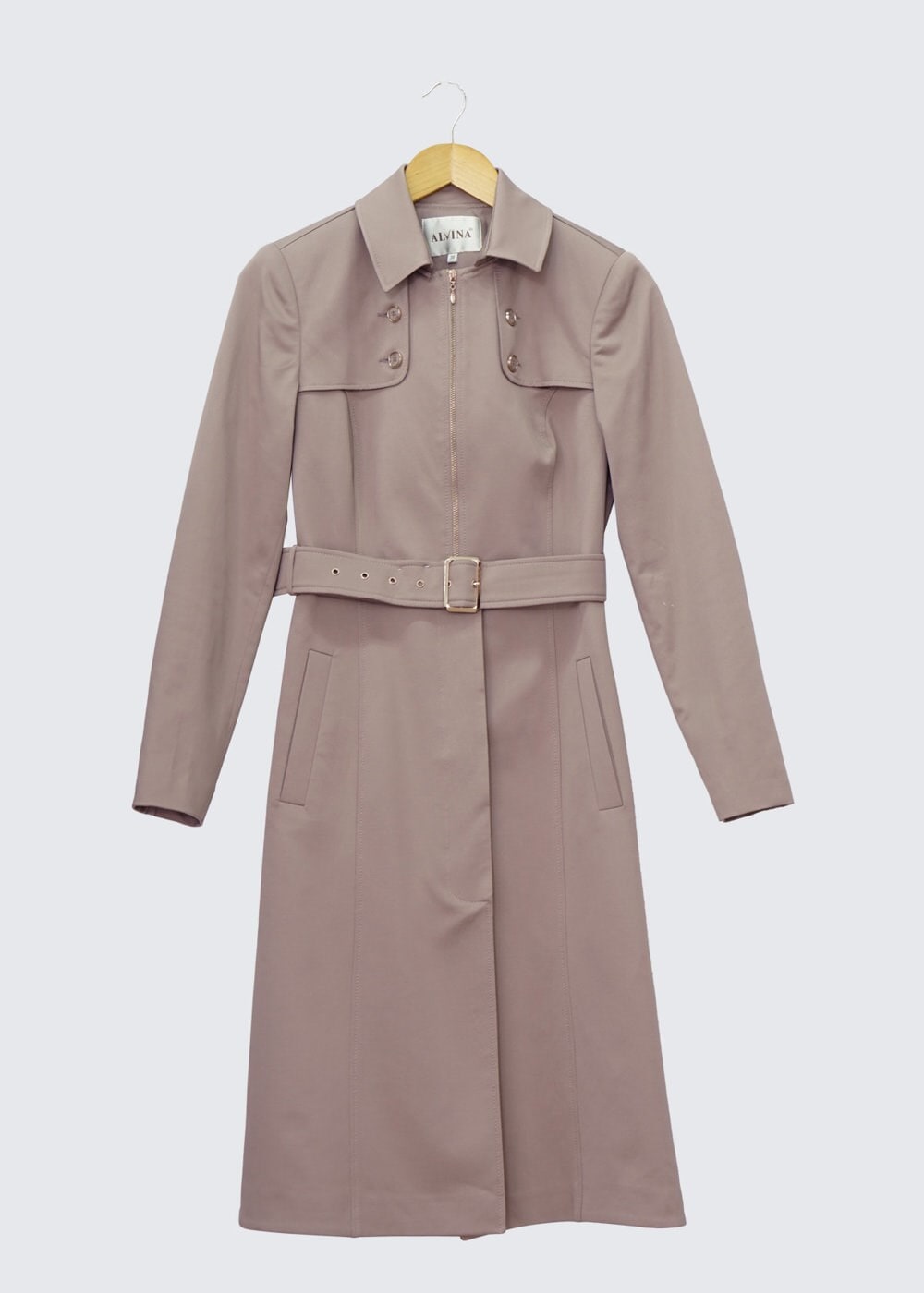 Tesettür giyim BEJ 1394 TRENÇKOT