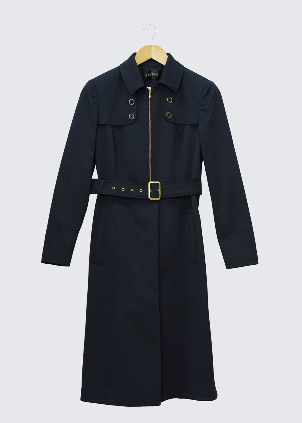 Tesettür giyim LACİVERT 1394 TRENÇKOT