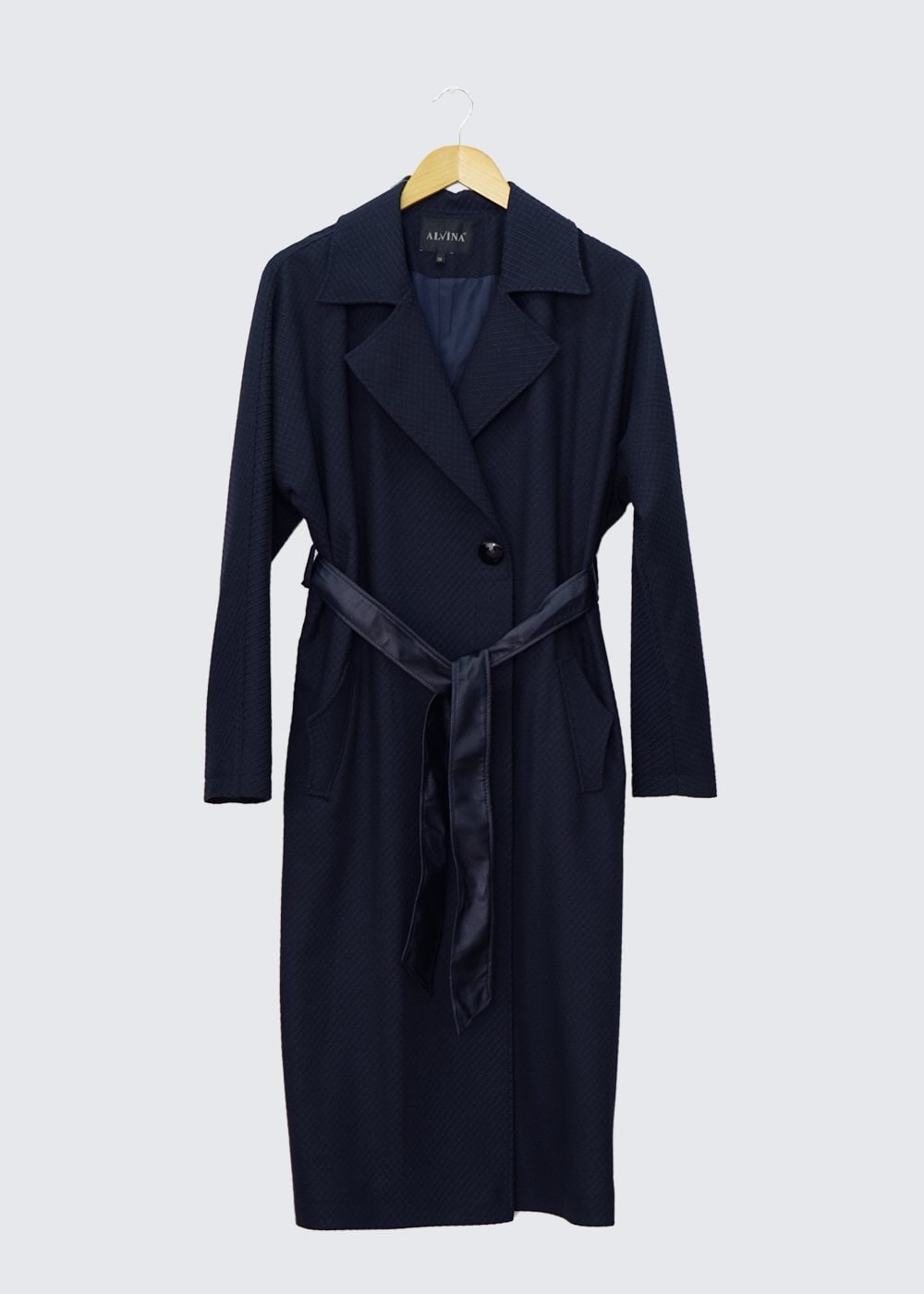 Tesettür giyim LACİVERT 1402 TRENÇKOT