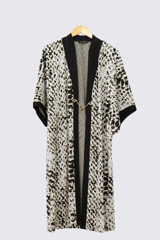 Vêtements hijab NOIR GILET EN TRICOT AGRAFE À DEVANT 2436  - ALVİNA