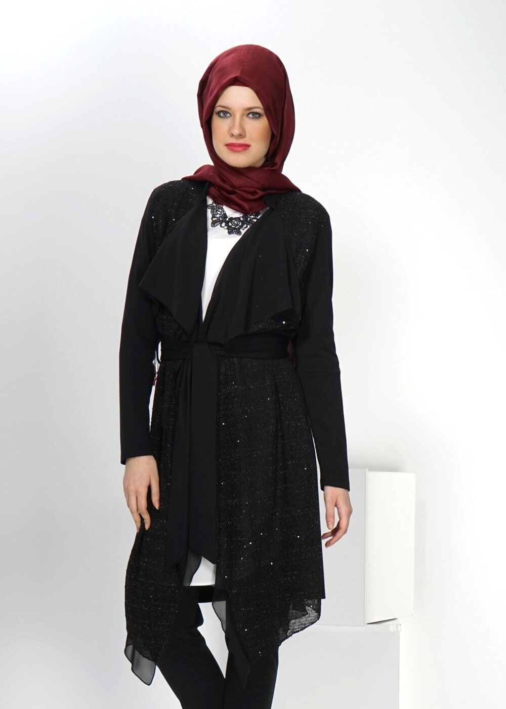 Tesettür giyim SİYAH 4526 TUNİK