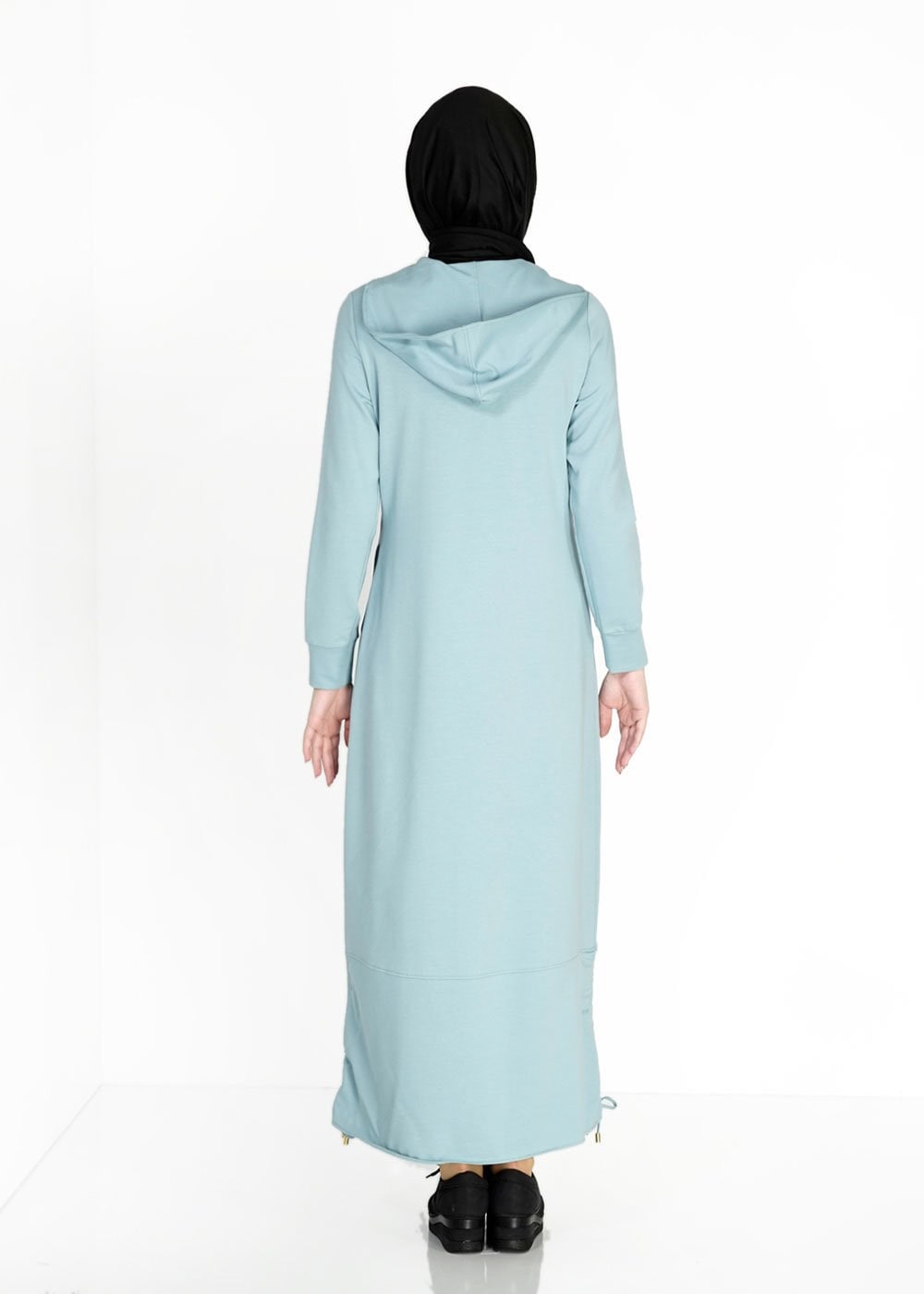 Tesettür giyim MAVİ 4751 Hilda  Eşofman Elbise