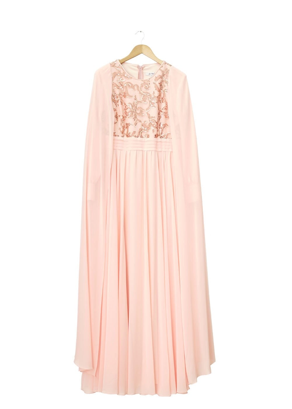 Tesettür giyim PUDRA 5015 New Multi Şifon Tesettür Abiye