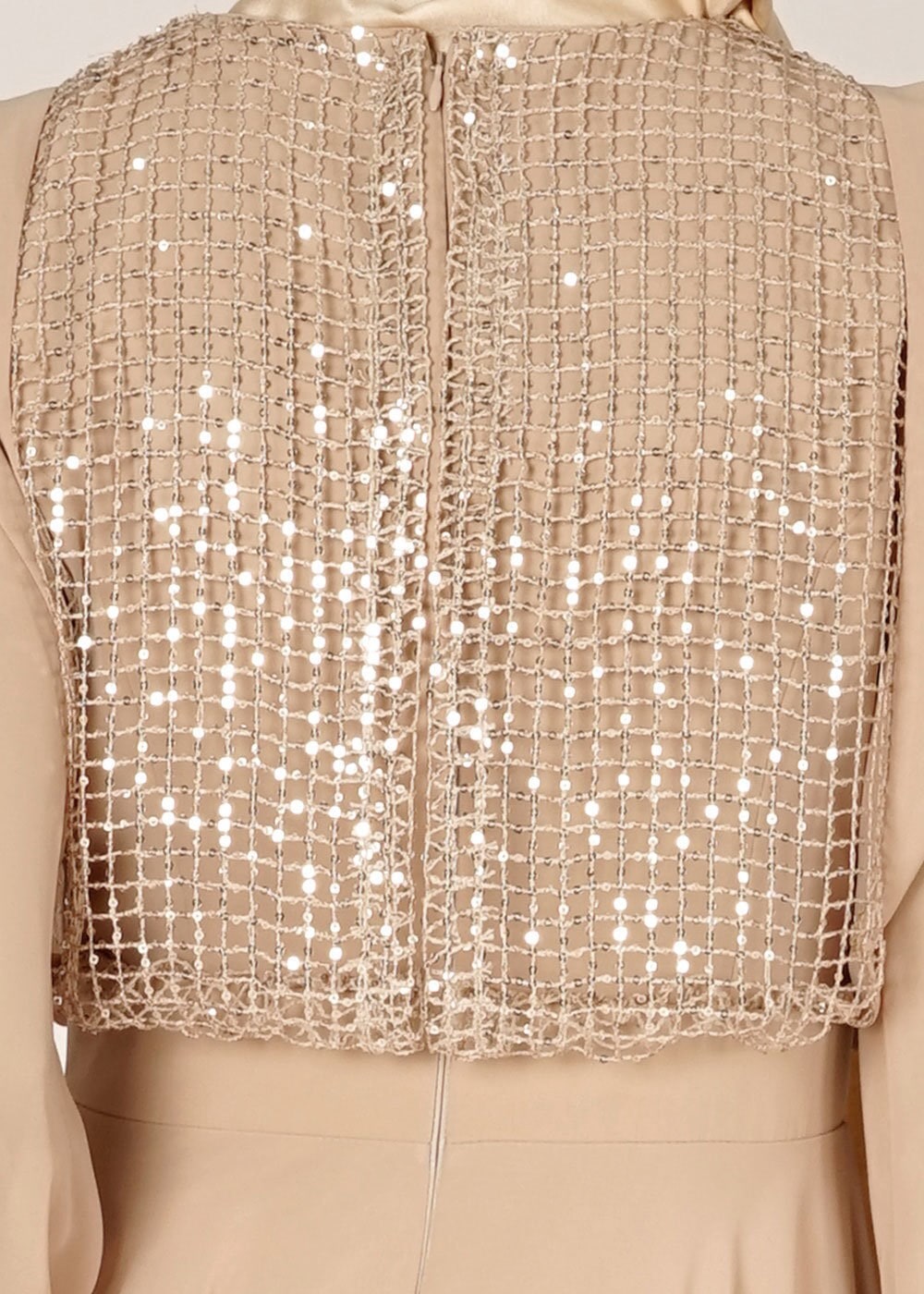 Tesettür giyim BEJ 5022 New Multi Şifon Tesettür Elbise