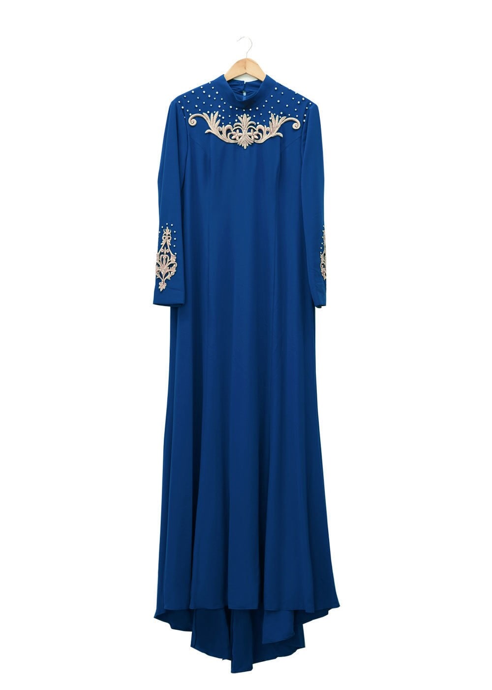 Tesettür giyim LACİVERT 5058 Criss Tesettür Abiye