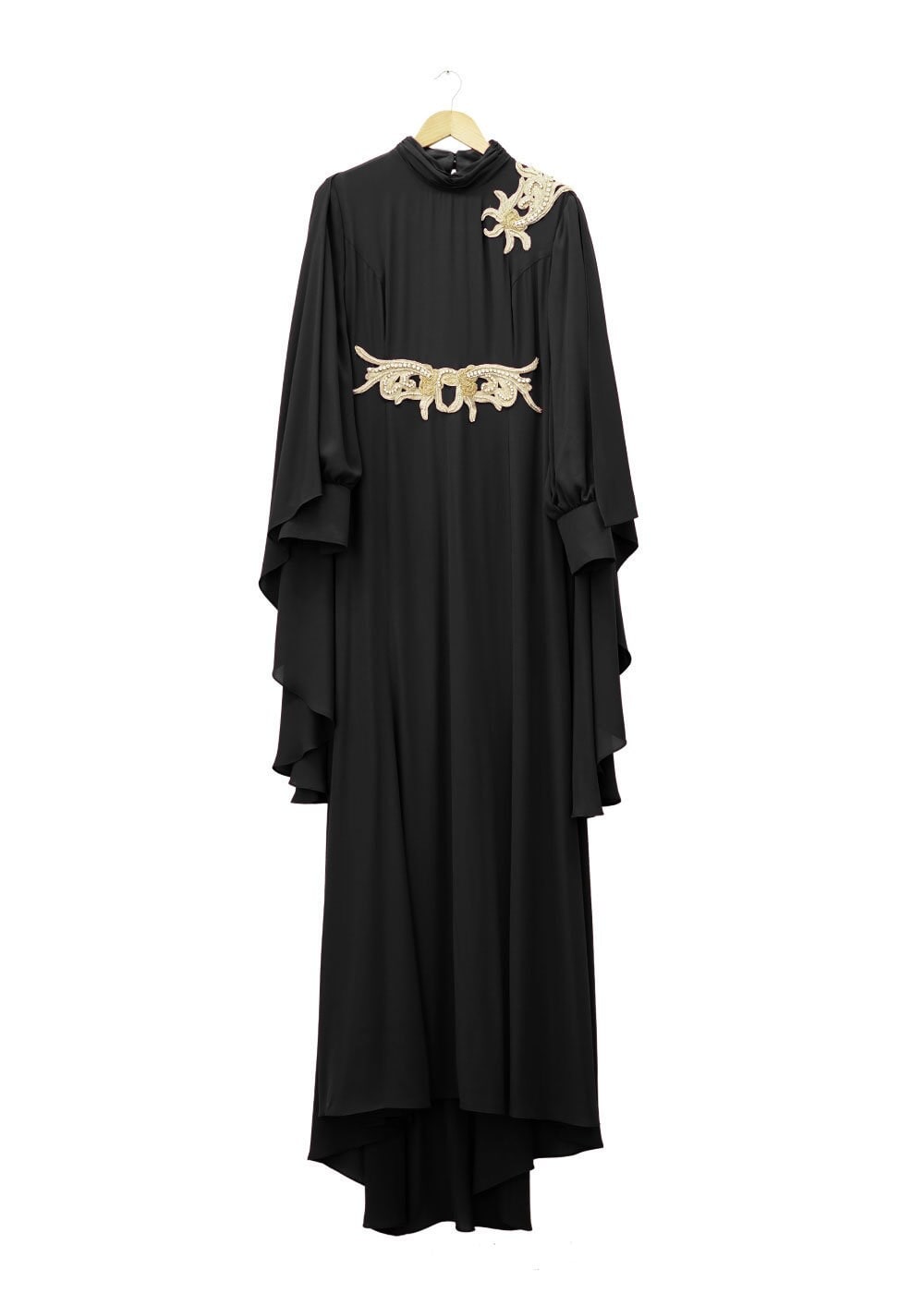 Tesettür giyim SİYAH 5092 Sisley Tesettür Tesettür Abiye