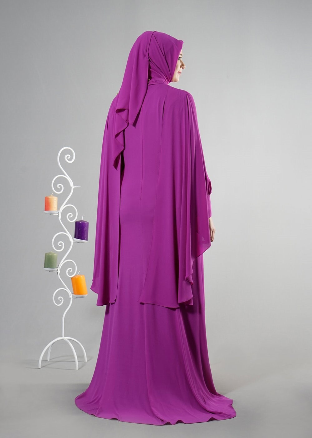 Tesettür giyim MOR 5092 Sisley Tesettür Tesettür Abiye