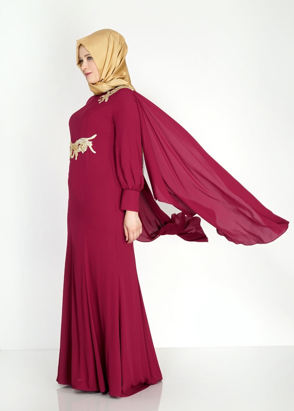 Tesettür giyim MÜRDÜM 5092 Sisley Tesettür Tesettür Abiye