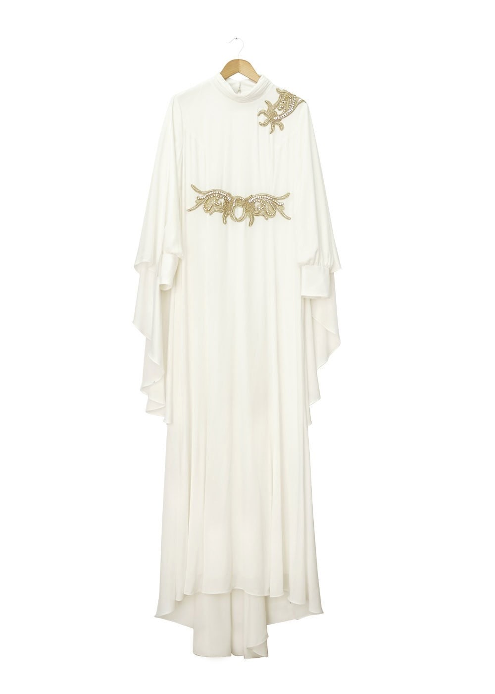 Tesettür giyim BEYAZ 5092 Sisley Tesettür Tesettür Abiye