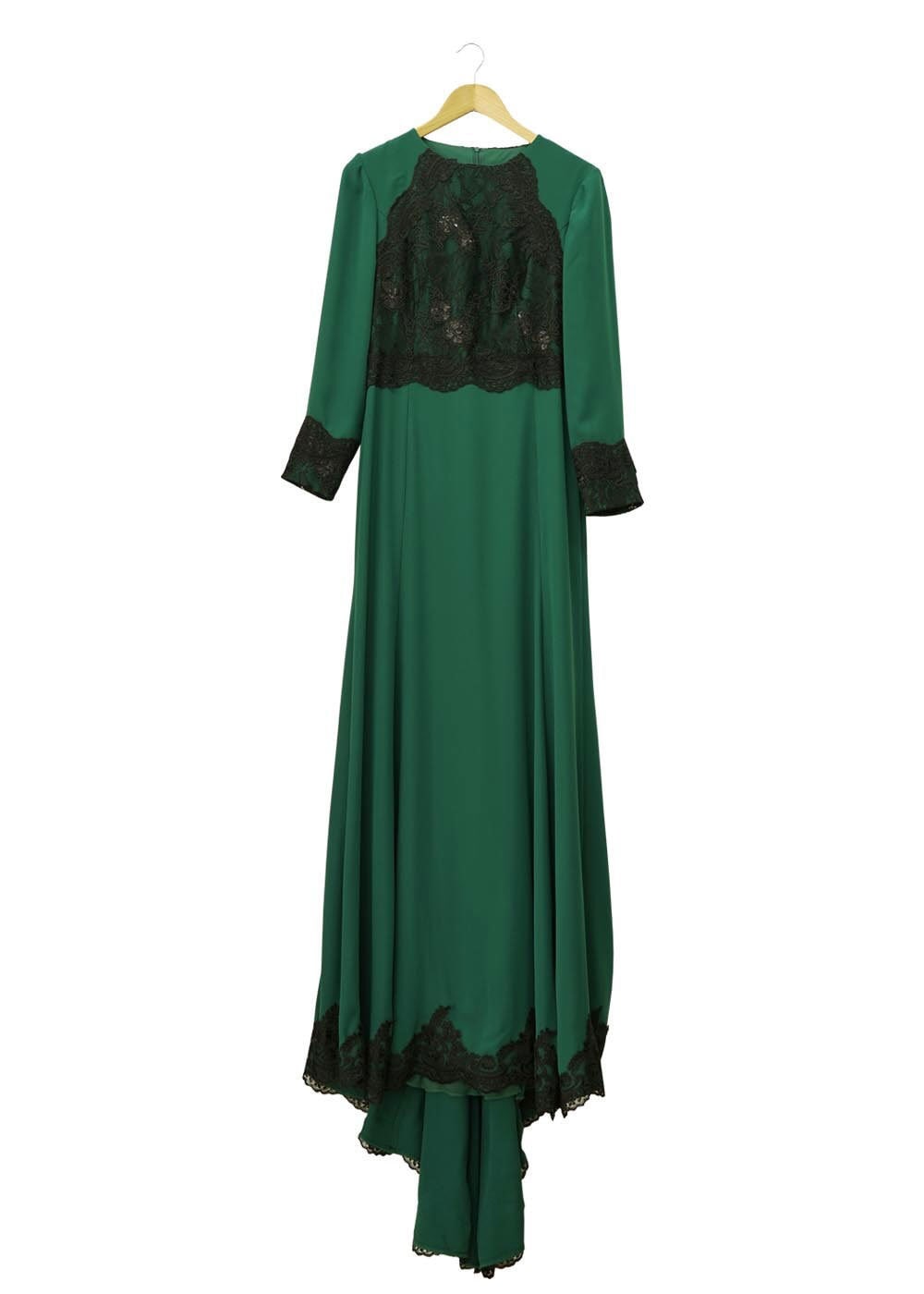 Tesettür giyim YEŞİL 5100 Suzanna Tesettür  Abiye