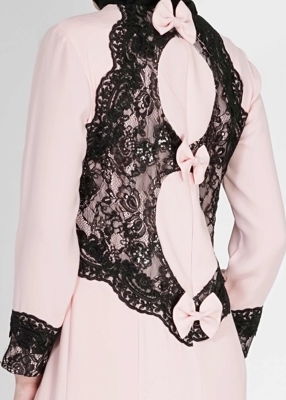 Tesettür giyim PUDRA 5100 Suzanna Tesettür  Abiye