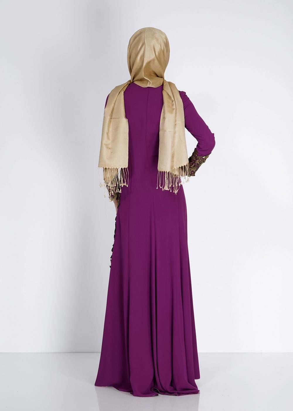 Tesettür giyim MOR 5107 Suzanna Tesettür Abiye
