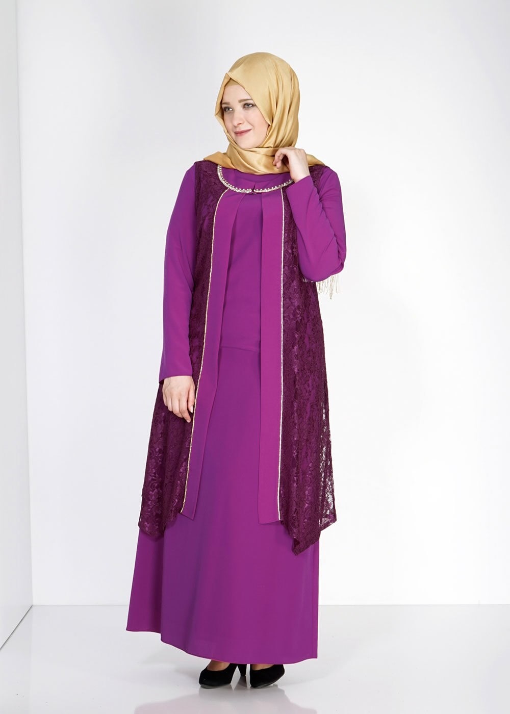 Tesettür giyim MOR 5118 Criss Tesettür Abiye