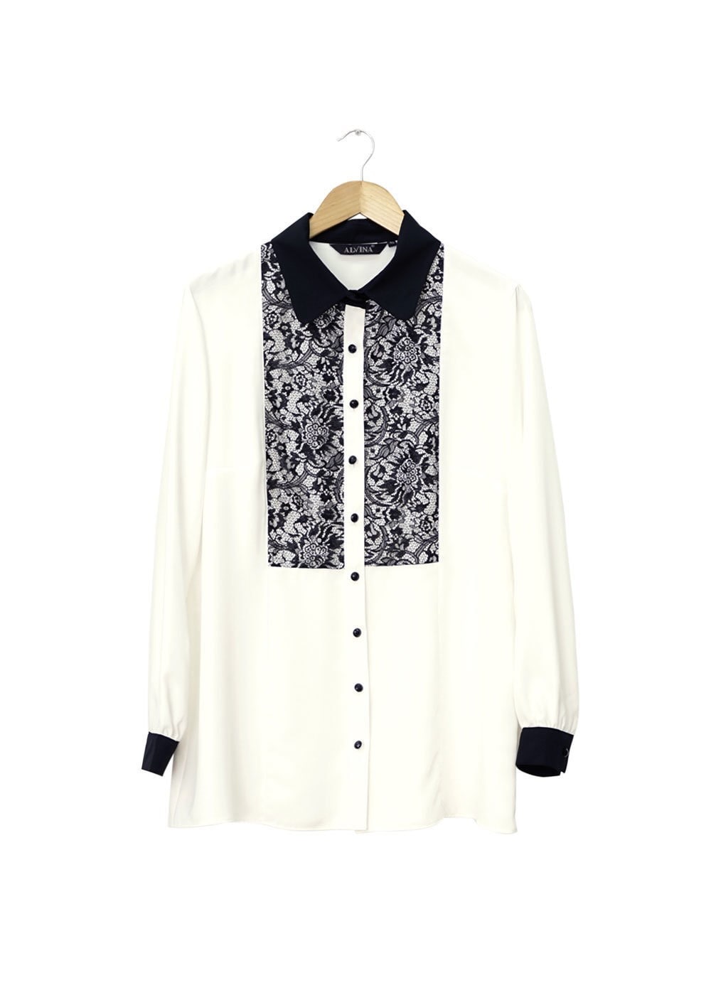 Tesettür giyim BEYAZ 2472 Lora Tesettür Bluz