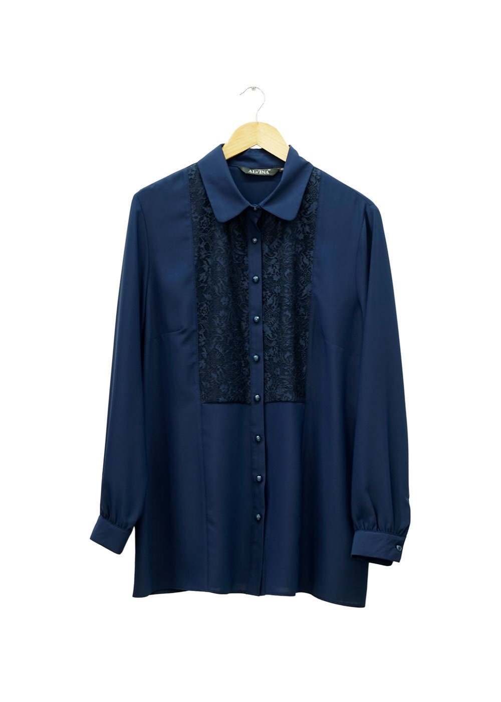 Tesettür giyim LACİVERT 2472 Lora Tesettür Bluz