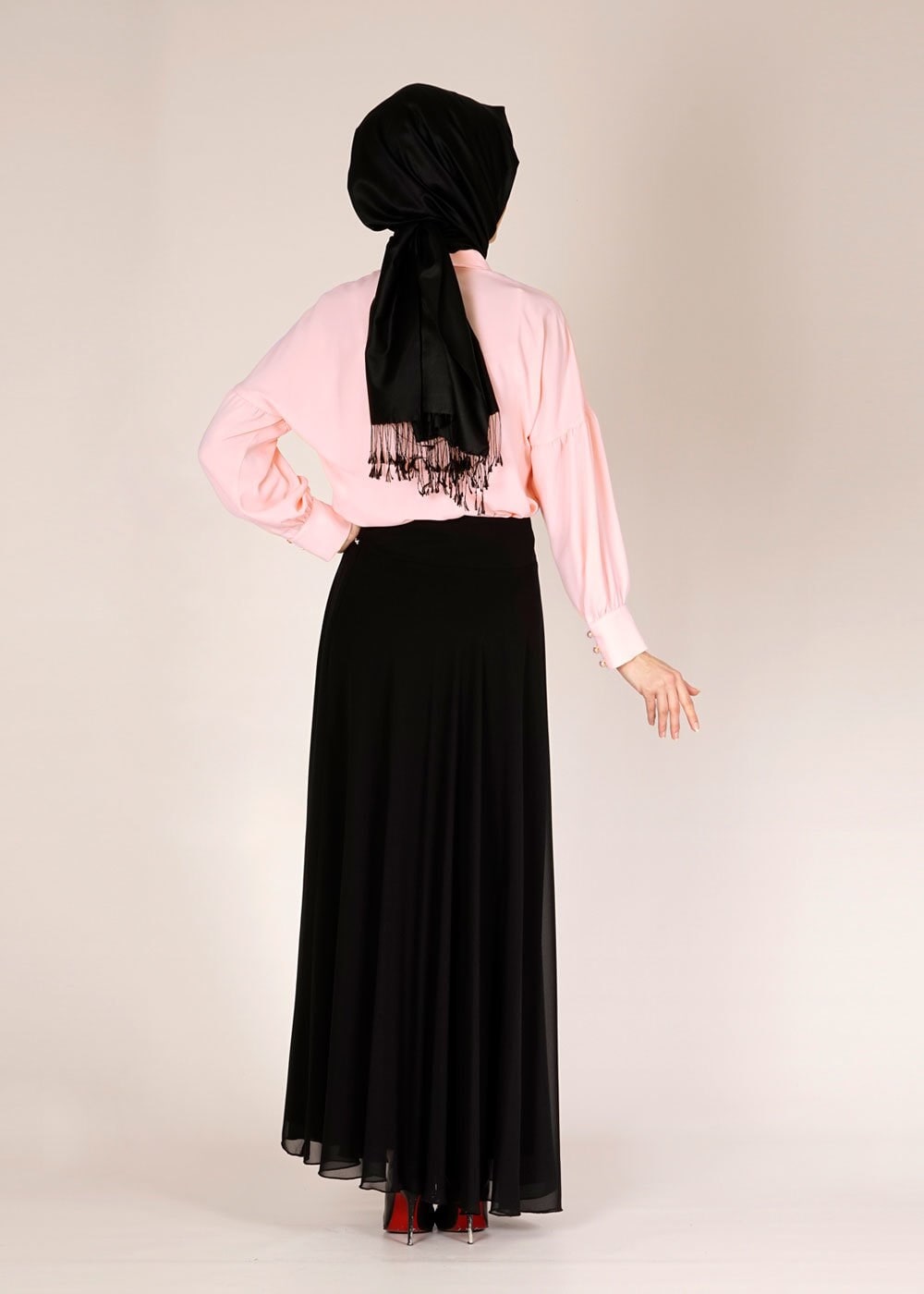 Tesettür giyim PUDRA 4506 ALYA BLUZ 36/44 TEK38