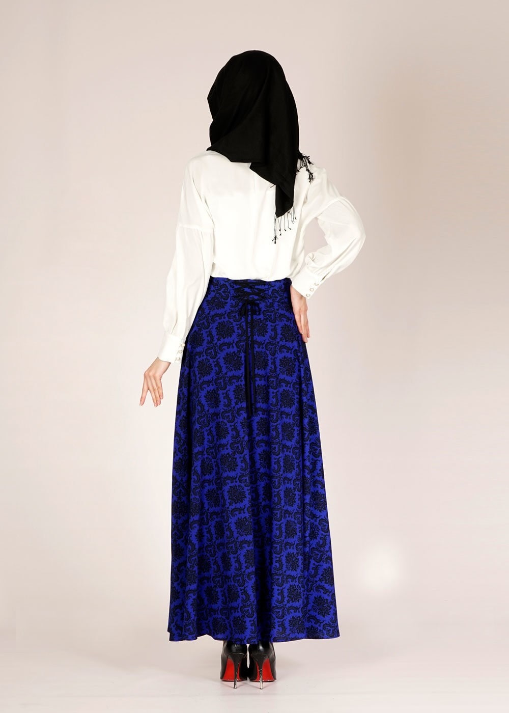 Tesettür giyim BEYAZ 4506 ALYA BLUZ 36/44 TEK38