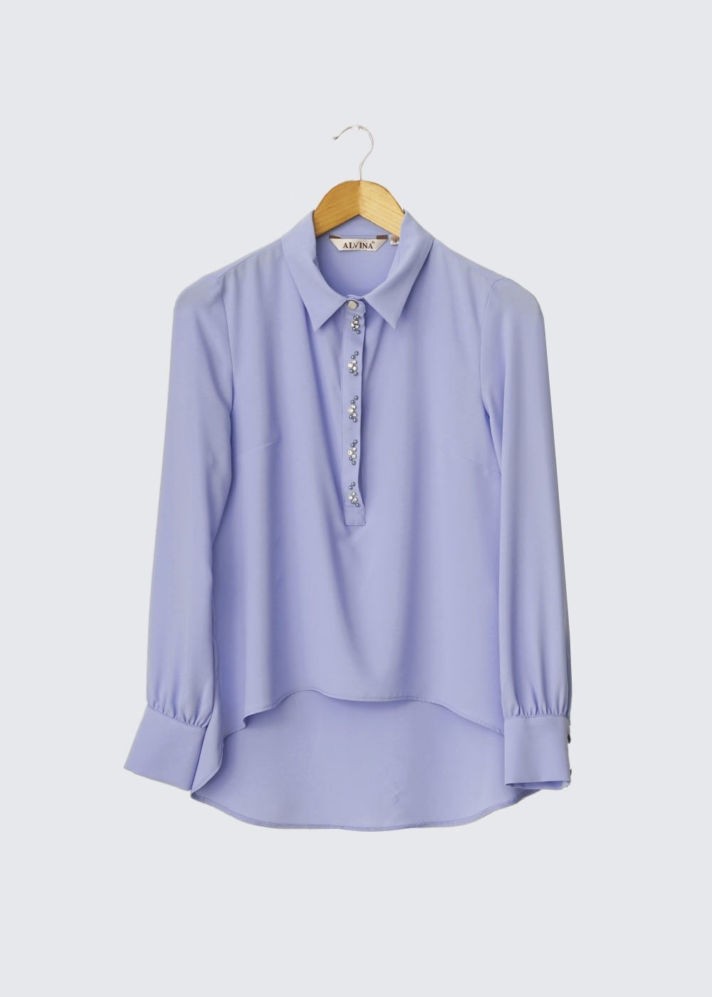 Tesettür giyim MAVİ 4572 LORA BLUZ 36/44 TEK38