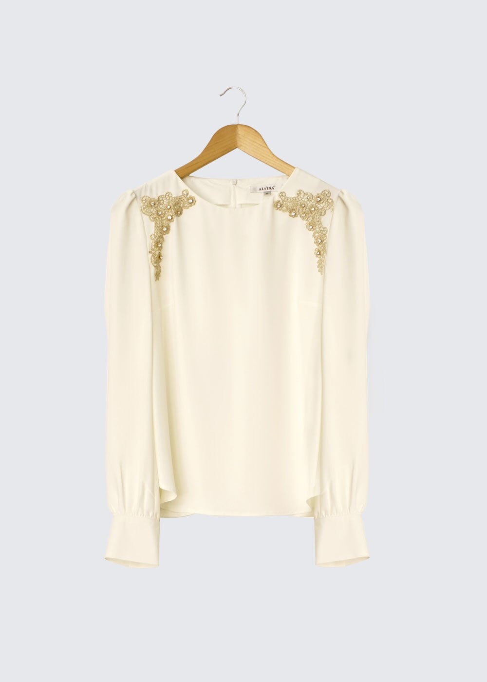 Tesettür giyim BEYAZ 4595 LORA BLUZ 38/46 TEK38