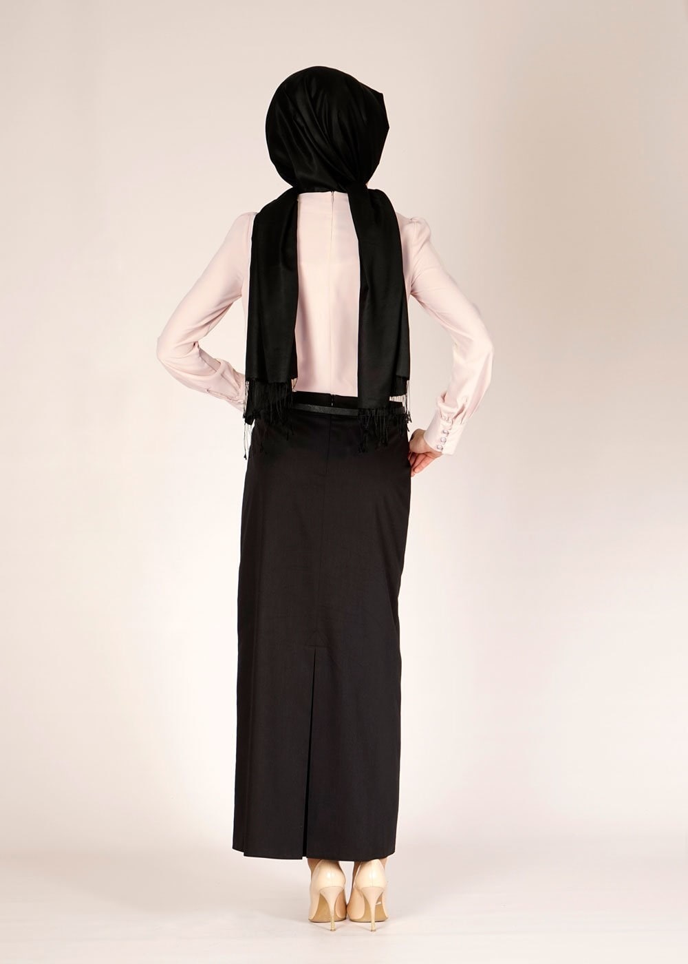 Tesettür giyim BEJ 4595 LORA BLUZ 38/46 TEK38