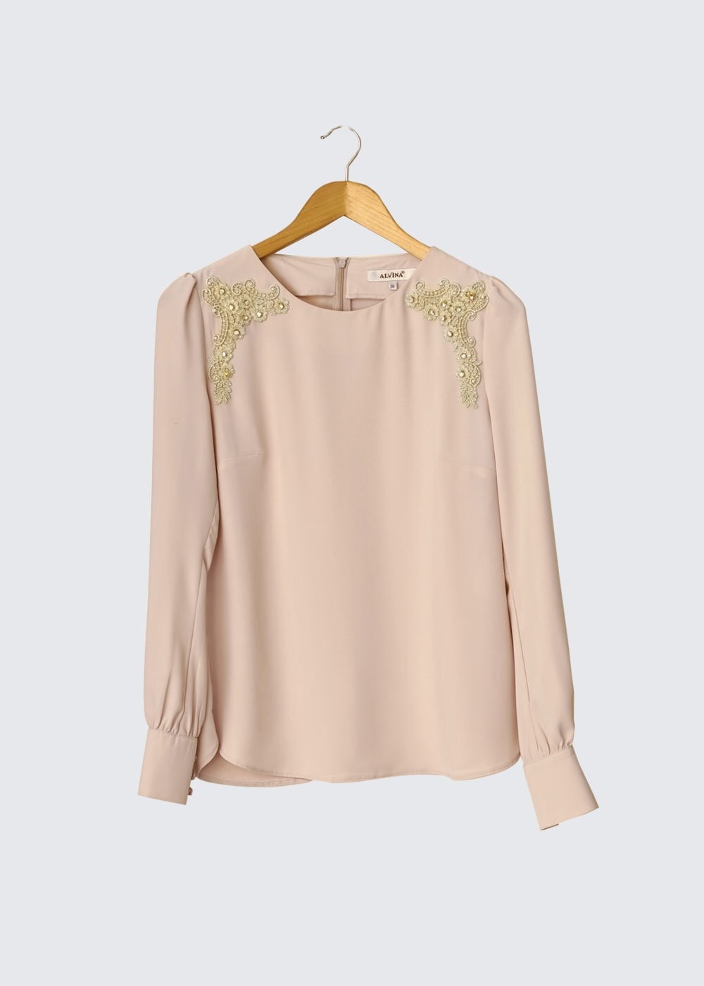 Tesettür giyim BEJ 4595 LORA BLUZ 38/46 TEK38