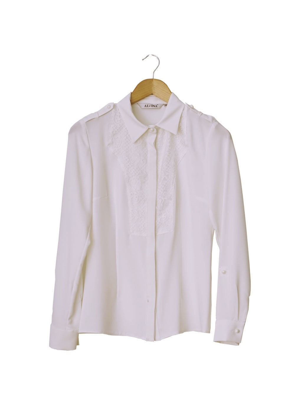 Tesettür giyim BEYAZ 4657 LORA BLUZ 38/46 TEK38