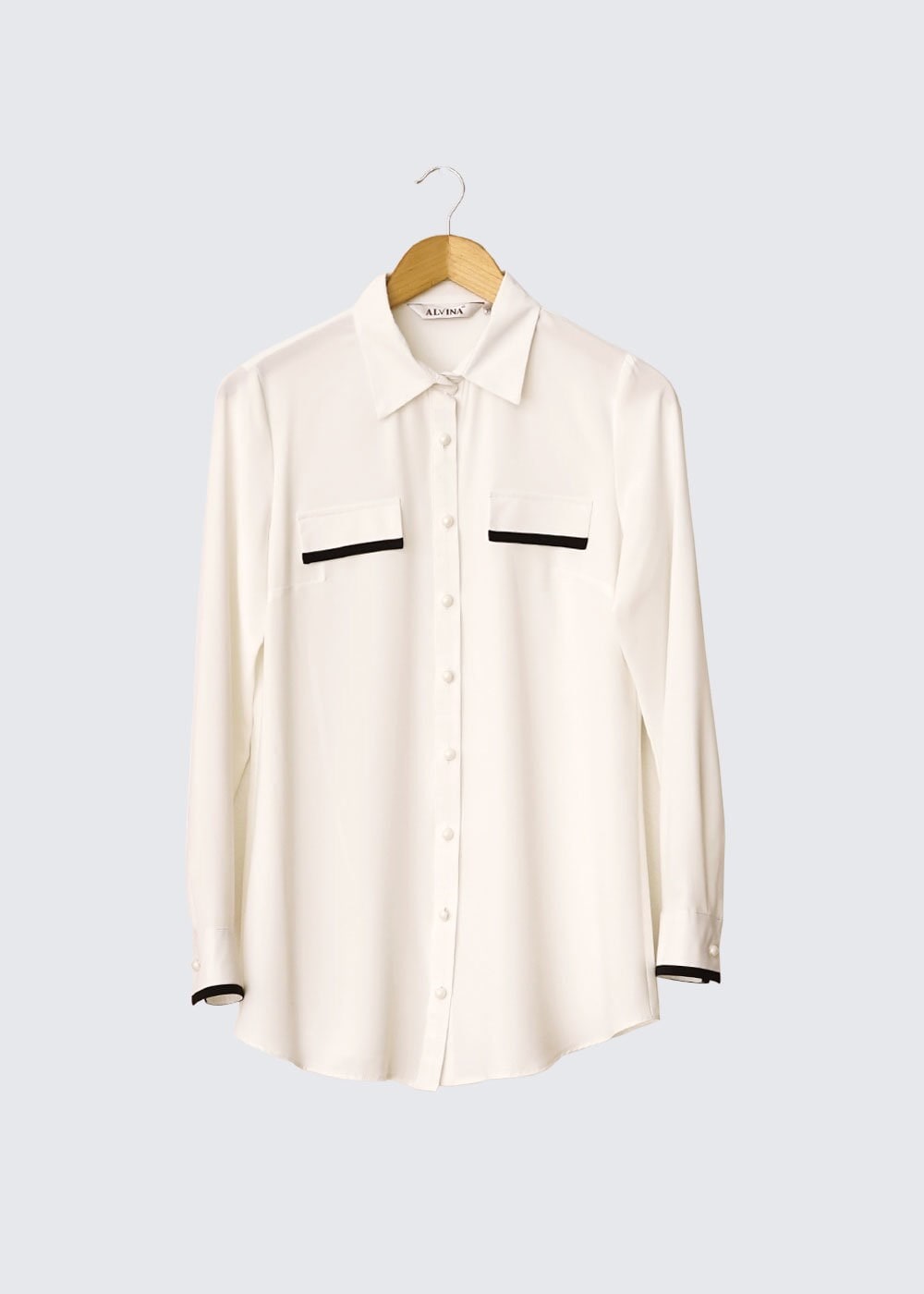 Tesettür giyim BEYAZ 4680 LORA BLUZ 38/46