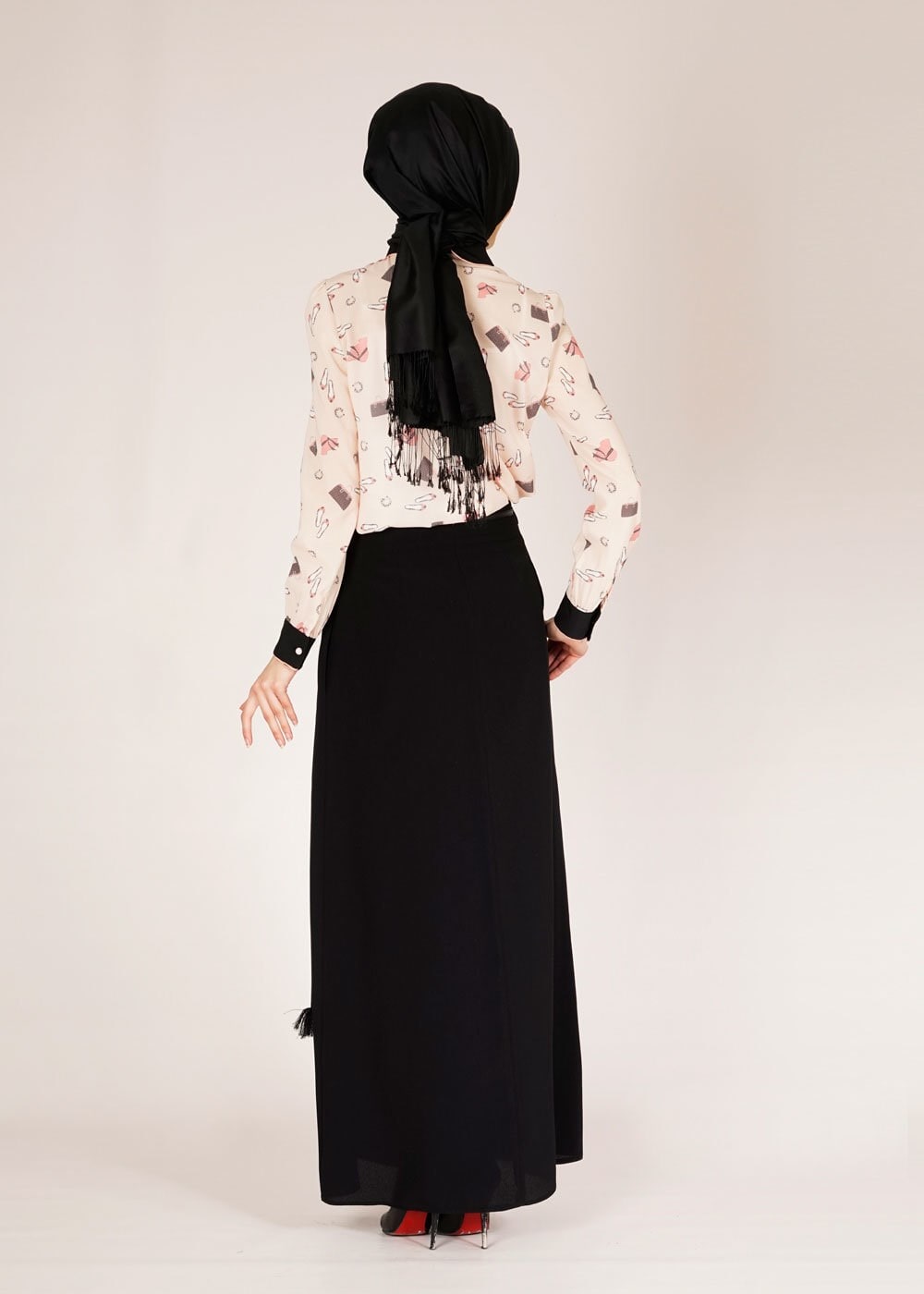 Tesettür giyim PUDRA 4694 VERSO 8293 BLUZ 36/40(38)