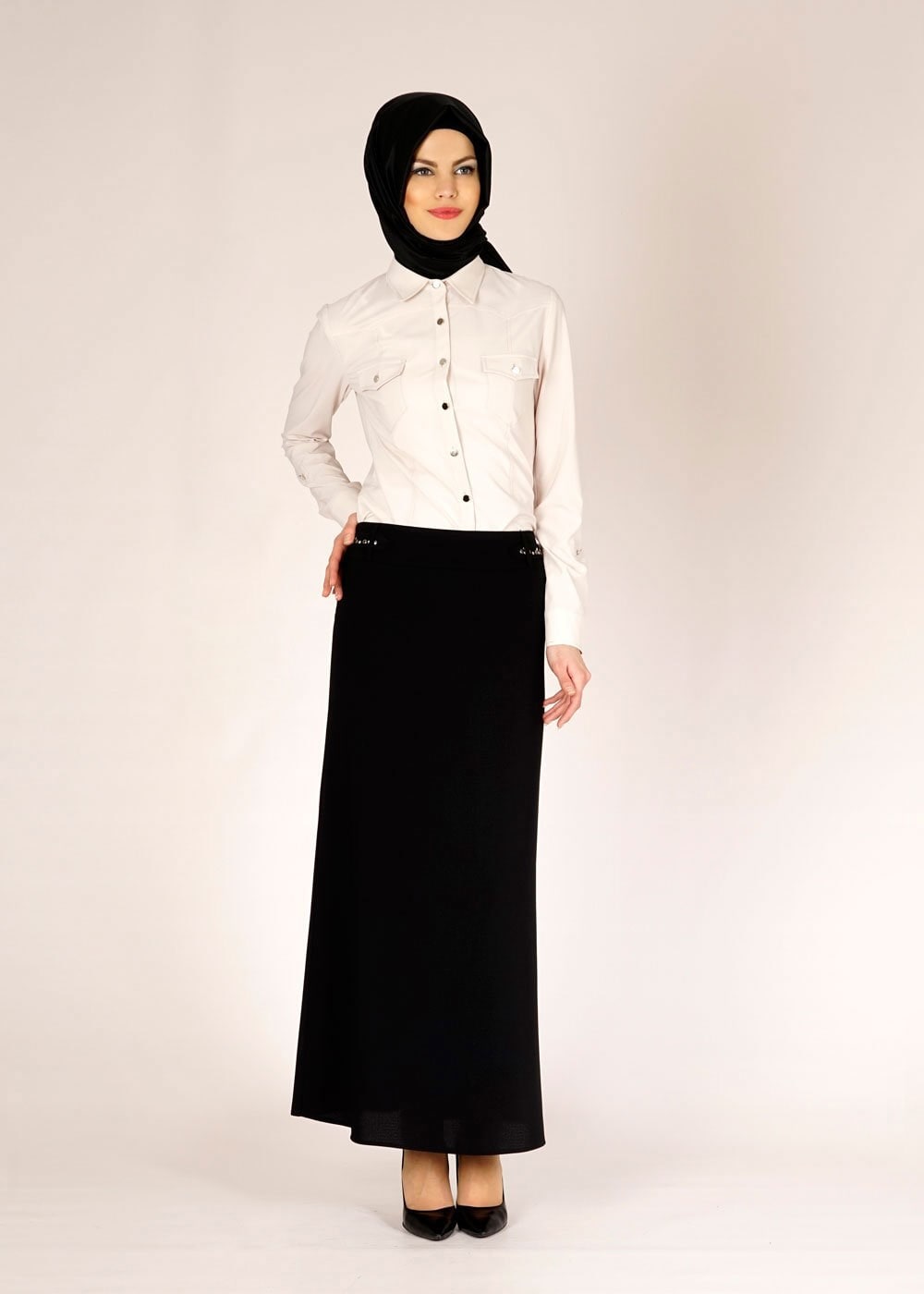 Tesettür giyim BEJ 4716 ELETA 43363 BLUZ 36/44 TEK38