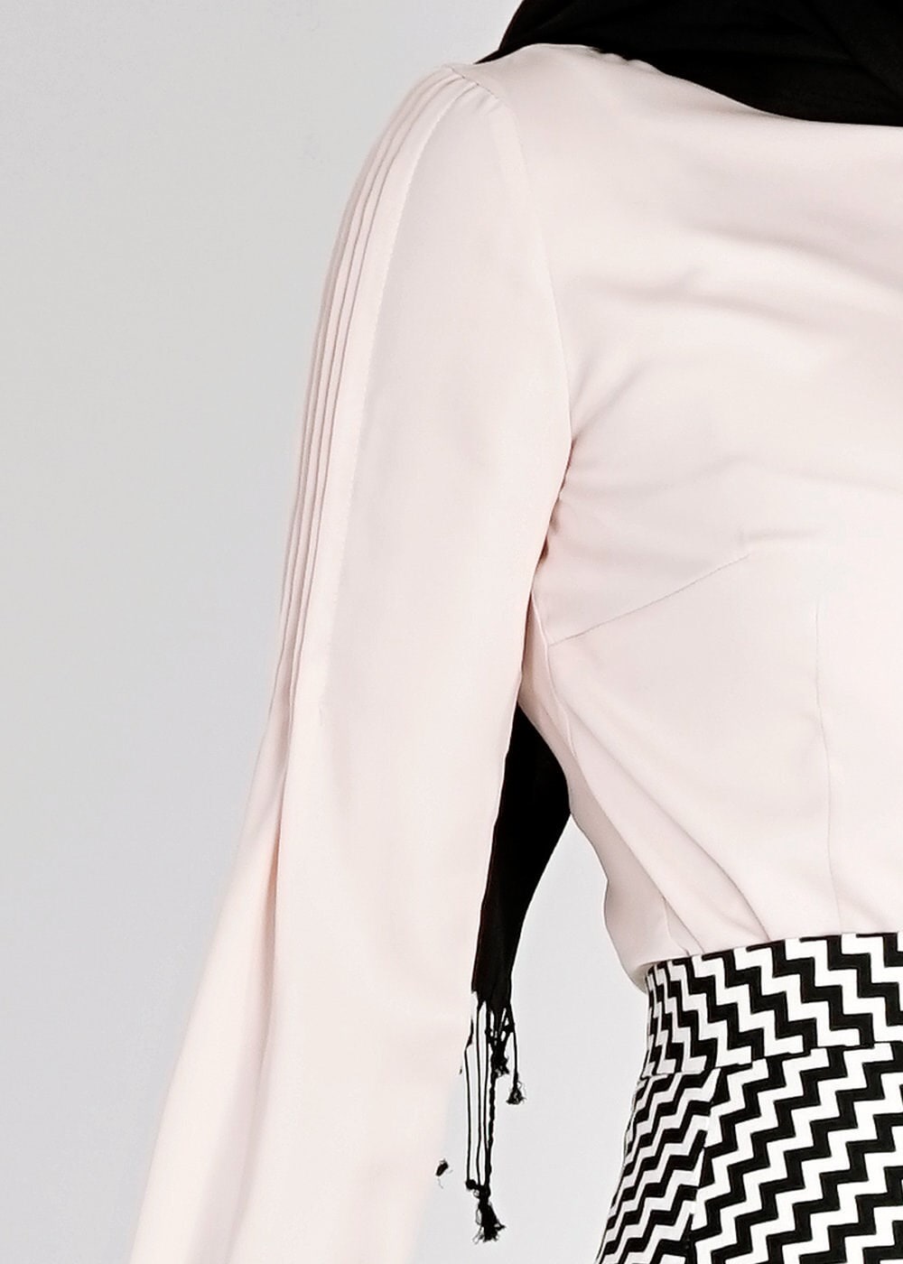 Tesettür giyim BEJ 4738 Lora Tesettür Bluz