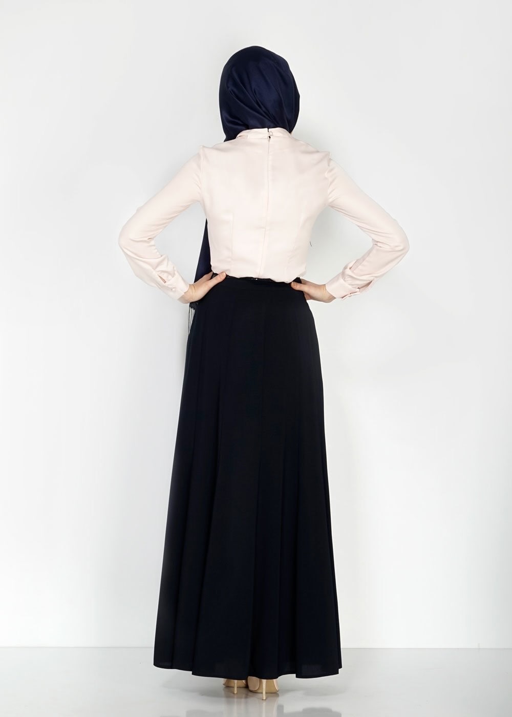 Tesettür giyim BEJ 4763 Lora Tesettür Bluz