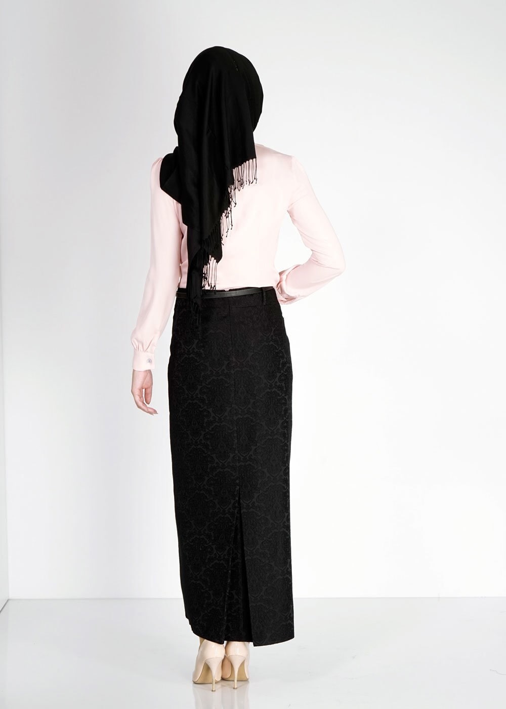 Tesettür giyim PUDRA 4885 Lora Tesettür Bluz