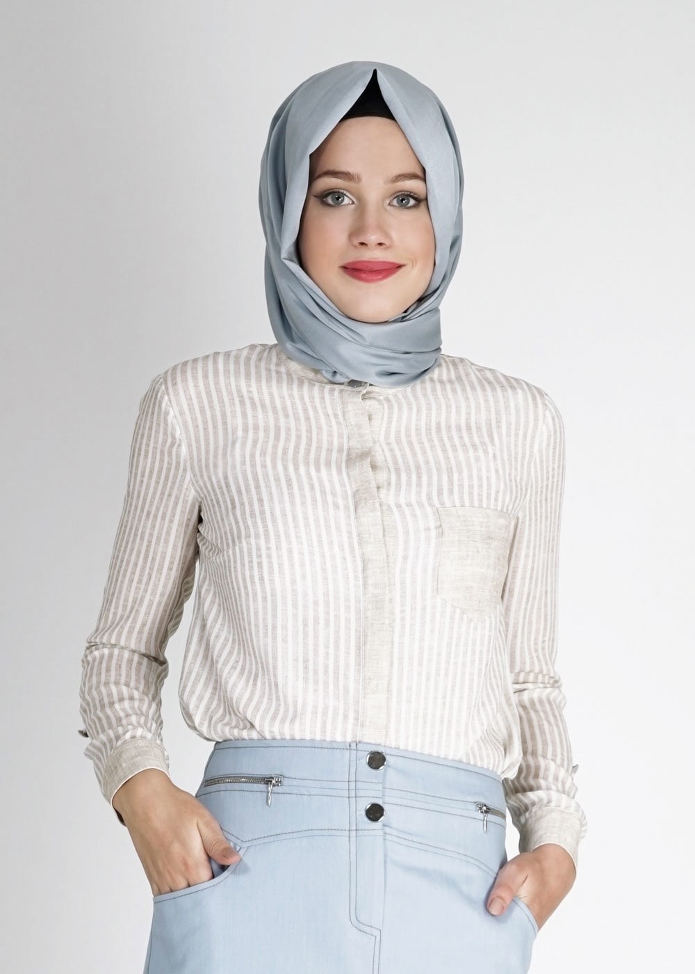 Tesettür giyim BEJ 4929 Maglia Tesettür Bluz