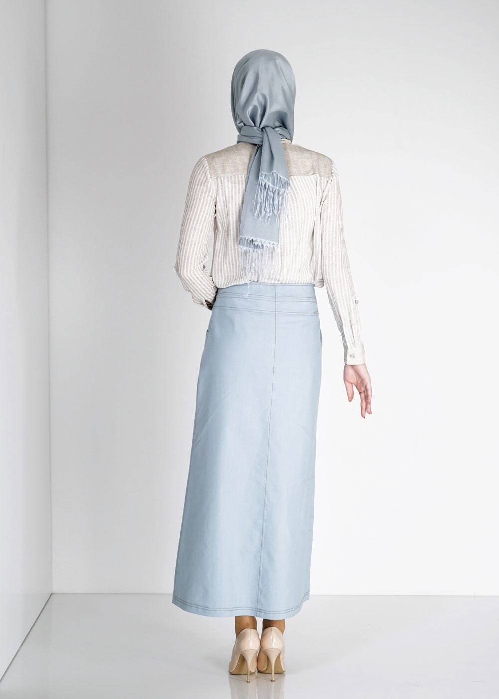 Tesettür giyim BEJ 4929 Maglia Tesettür Bluz