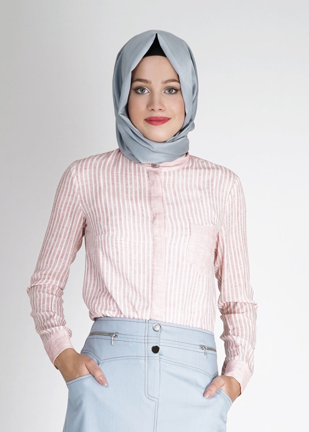 Tesettür giyim PUDRA 4929 Maglia Tesettür Bluz