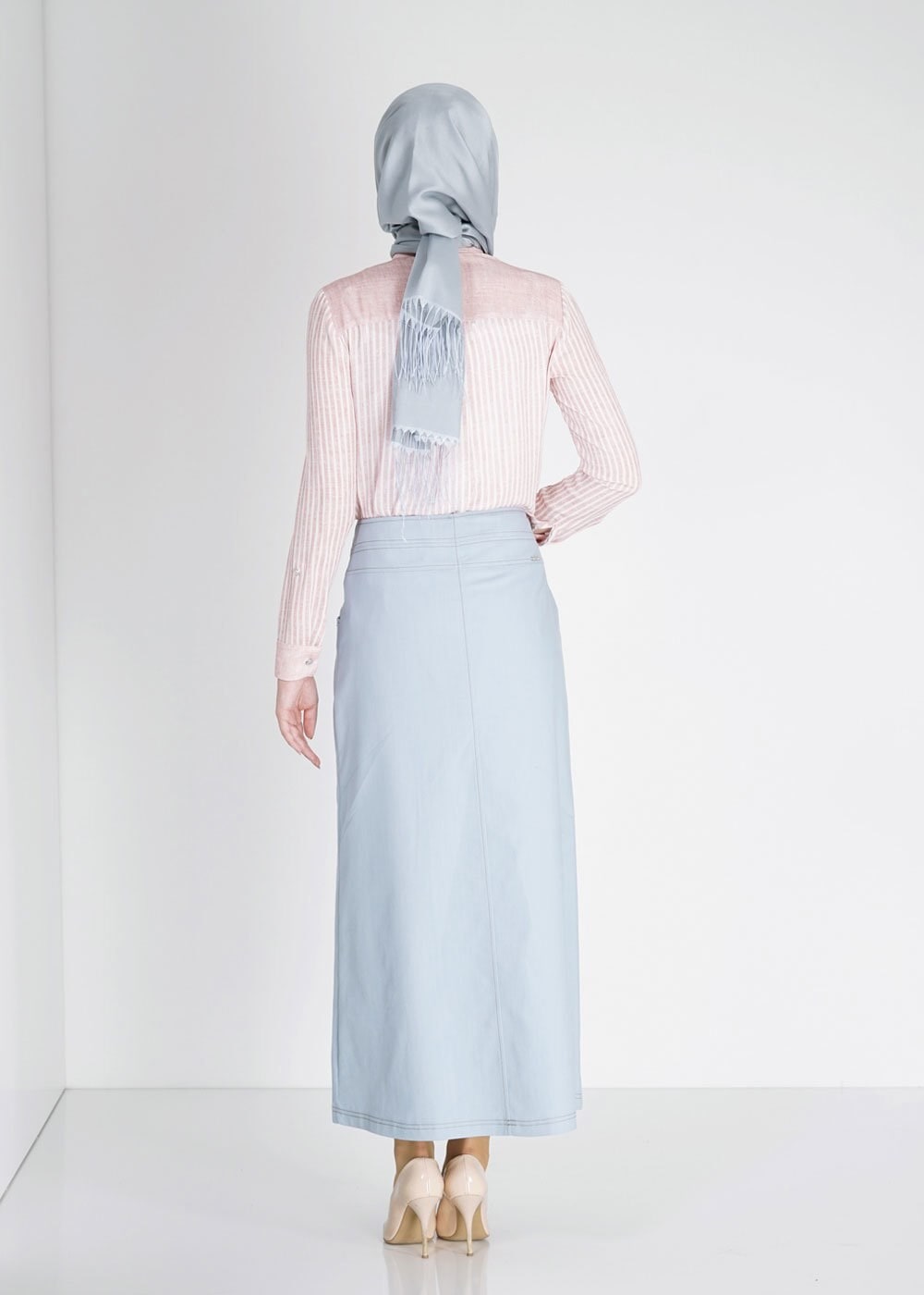 Tesettür giyim PUDRA 4929 Maglia Tesettür Bluz