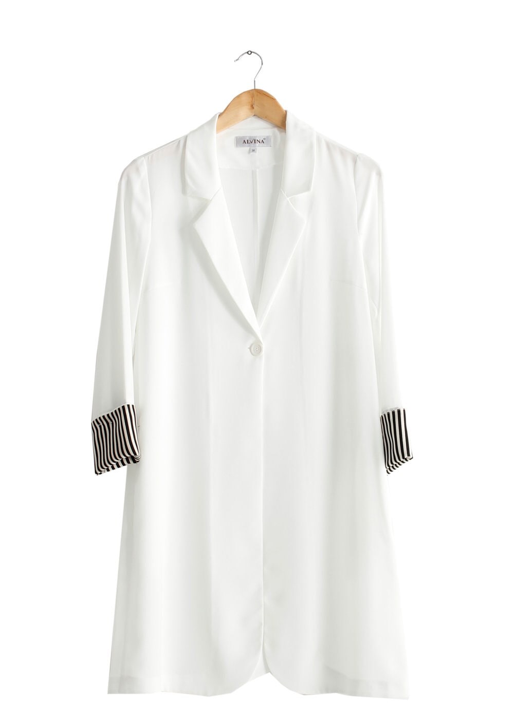 Tesettür giyim BEYAZ 4582 NAZENİN 6474 CEKET 36/44(38-40) TEK42