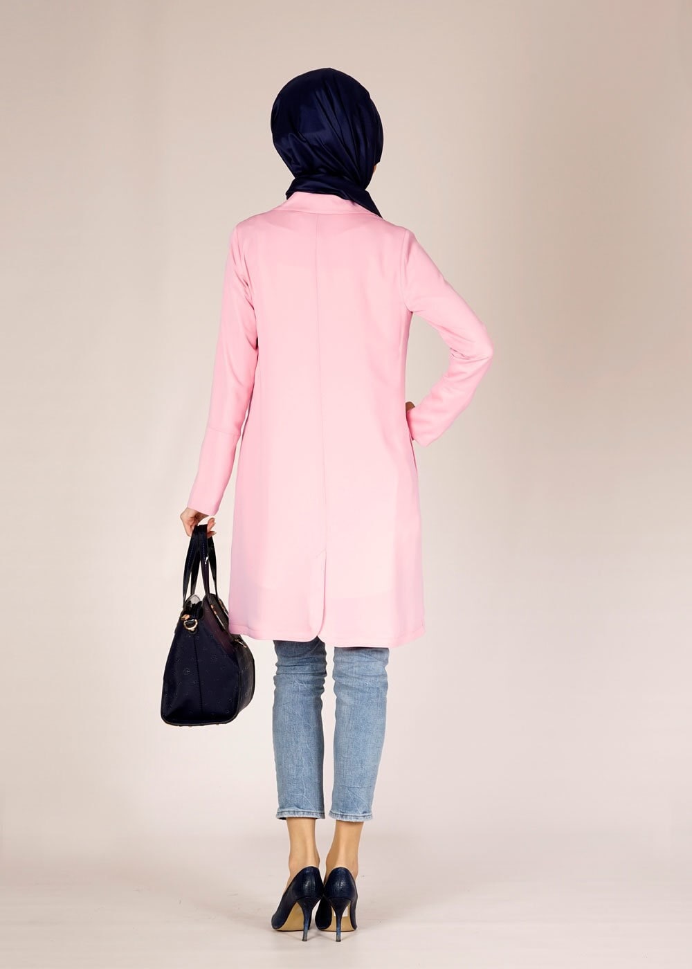 Tesettür giyim PUDRA 4582 NAZENİN 6474 CEKET 36/44(38-40) TEK42