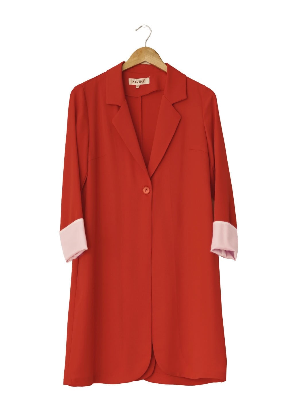 Tesettür giyim KIRMIZI 4582 NAZENİN 6474 CEKET 36/44(38-40) TEK42