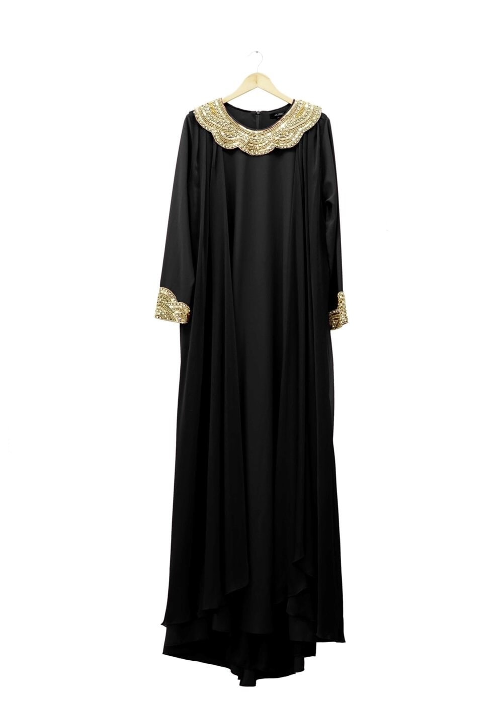 Hijab clothing BLACK 5109 Camila 2 li Tesettür Abiye