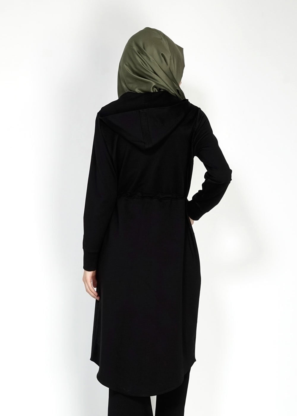 Tesettür giyim SİYAH 4706 Hilda Eşofman Takım