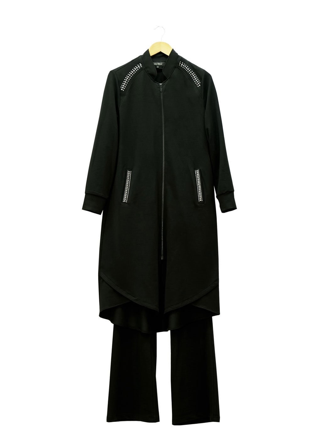 Tesettür giyim SİYAH 4708 Hilda Eşofman Takım